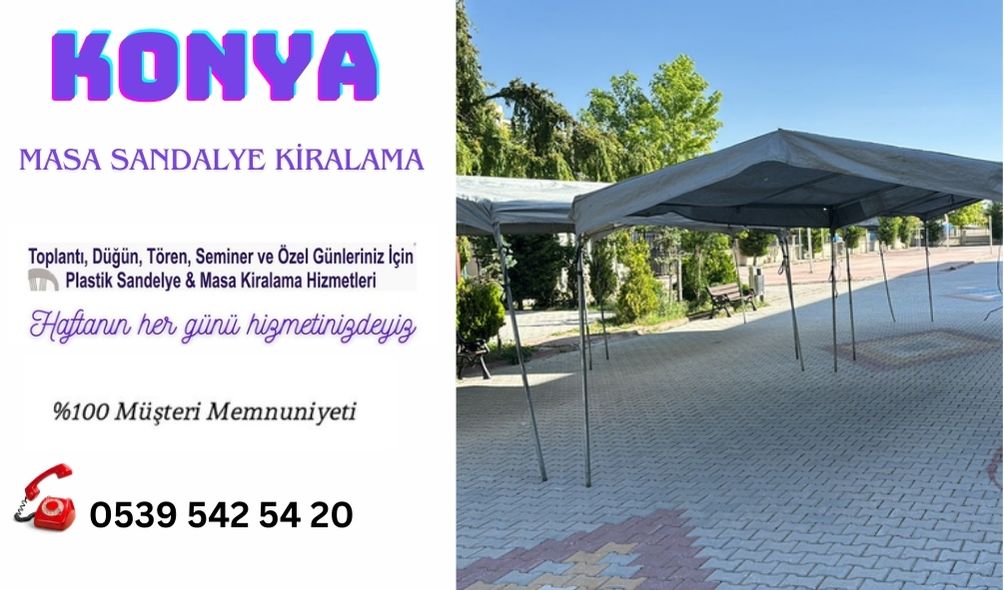 Konya Çankaya Çadır Kiralama